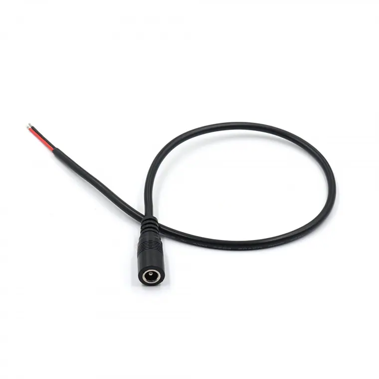 dc5.5*2.1 female to open cable