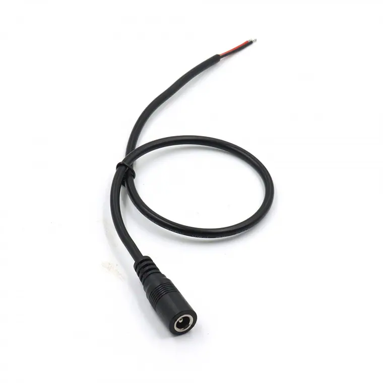 dc5.5*2.1 female to open cable