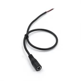 dc5.5*2.1 female to open cable view 2