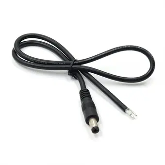dc5.5*2.1mm male to open cable