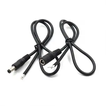 dc5.5*2.1mm male to open cable view 2
