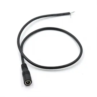 dc5.5*2.1mm female to open cable view 2