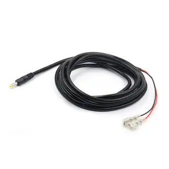 DC4.0*1.7mm male to 250 terminal with 304 stainless steel flexible metal view 2