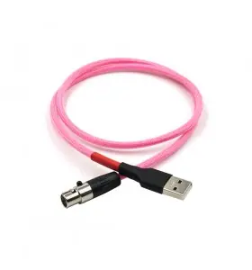 XLR5pin female plug to USB2.0 Cable TPU wire add PP nylon and PETsheath