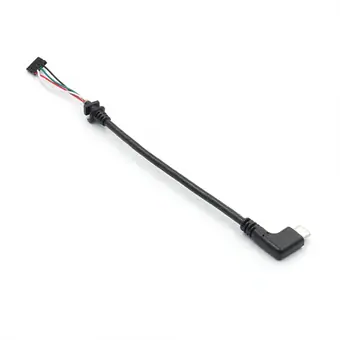 type c angle male to dupont 5pin OTG cable view 2