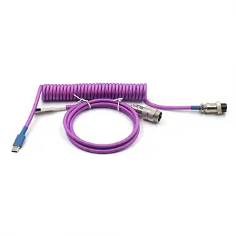 4PIN female GX16 Aviation plug to Type-c Spring and usb to 4pin gx16 male wire cable set view 2