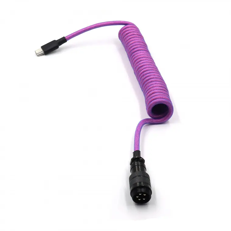 5PIN male GX16 Aviation plug to Type-c Spring and usb to 5pin gx16 female wire cable set