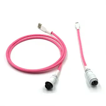 5PIN male GX16 Aviation plug to Type-c Spring and usb to 5pin gx16 female wire cable set view 2