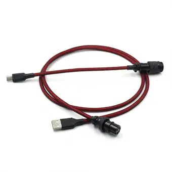 5PIN male GX16 Aviation plug to Type-c and usb to 5pin gx16 female wire cable set