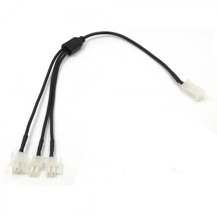 2pin molex 3.8mm male to 3 female splitter cable
