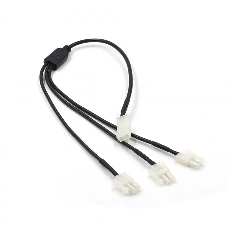 2pin molex 3.8mm male to 3 female splitter cable