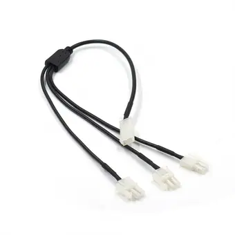 2pin molex 3.8mm male to 3 female splitter cable view 2