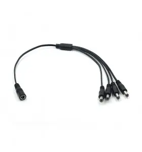 dc5.5*2.1 female to 4 male splitter cable