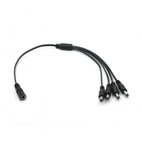 dc5.5*2.1 female to 4 male splitter cable