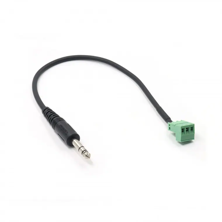 XLR3pin female to 6.35mm stereo cable