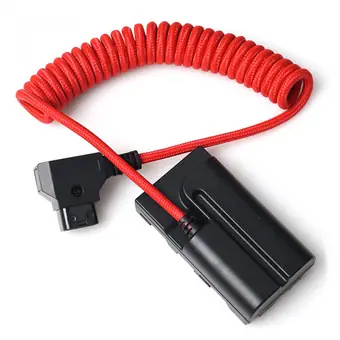 D tap 10A male coiled cable Anton Bauer V-mount Battery Male 4-Port Female D-Tap Power Splitter switch Cable view 2