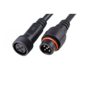 Led lights 12 volt male female waterproof dc power pigtail connector