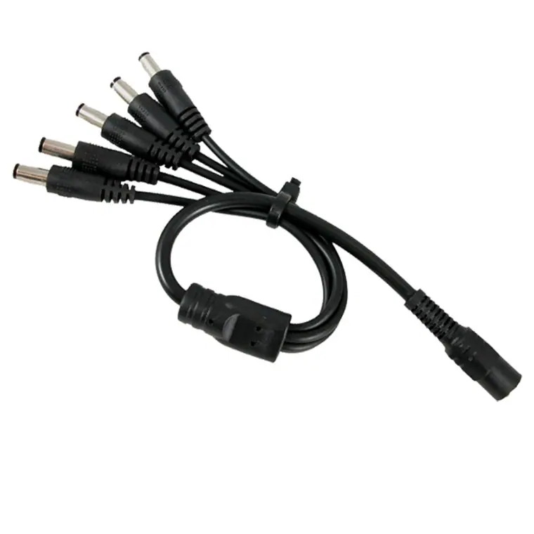 DC 5.5 2.1mm 5-Way Y Splitter Cable Factory