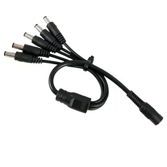 DC 5.5 2.1mm 5-Way Y Splitter Cable Factory