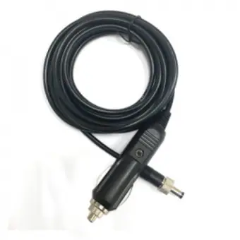 dc5.5*2.1mm male with screw to car adapter cable view 2