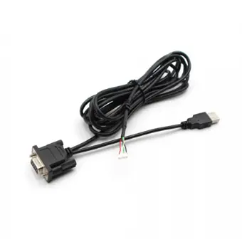 USB A to DB 9-pin Serial Adapter Cable with Thumbscrew Connectors with PL2302 Chip view 2