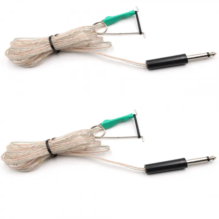 2M Tattoo Power Supply 1/4 Inch Jack Plug Soft Silicone Cable