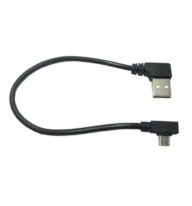 usb angle d male to micro ganle d male cable view 2