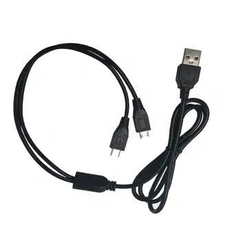 USB to 2 micro Customizable cable view 2