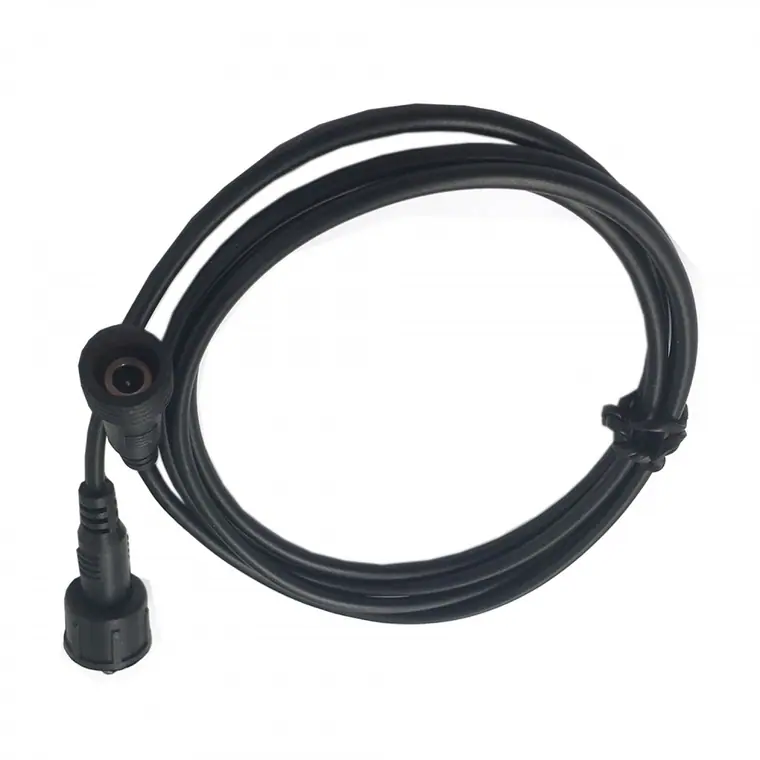 dc3.5*1.35 female to dc 3.5*1.35 male cable with screw cap;waterproof cable