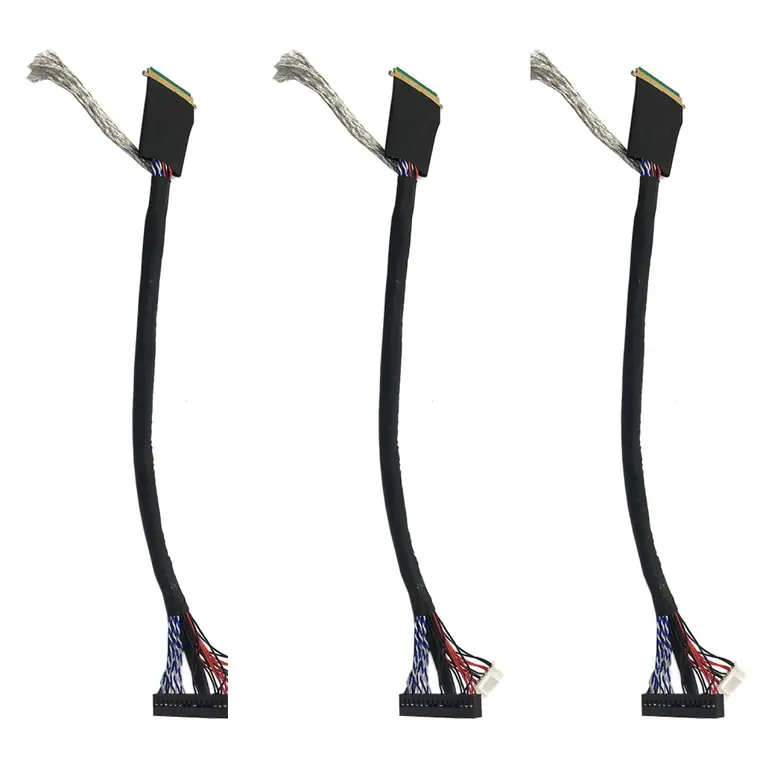 JAE HD1P040MA1 40pin male to dupont with notch(2.0mm)30pin male and JST PH 6pin male and mounting ring