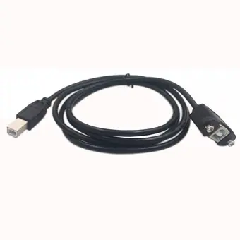 USB B male to USB B female print cable view 2