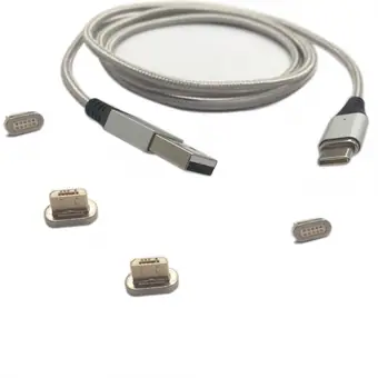 usb to type-c micro Magnetic charger cable