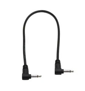 3.5mm mono angle male to male audio cable