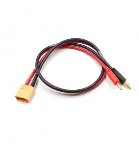 4.0mm banana plug to XT60 charging cable view 2