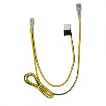 250 type terminal to usb male and 250 male terminal wire view 2