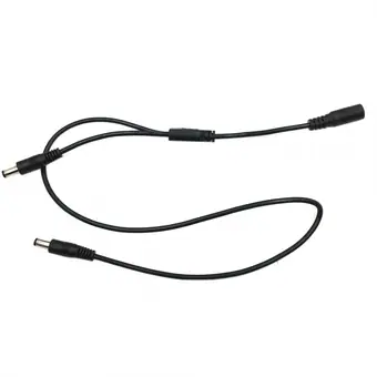 dc5.5*2.5 female to 2 dc5.5*2.5 male splitter cable view 2
