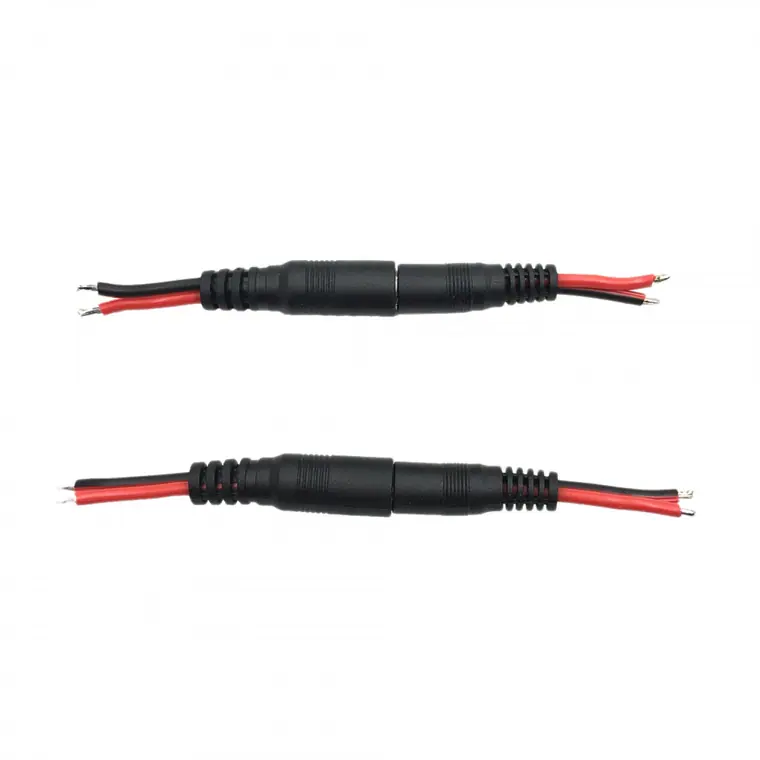 dc5.5*2.5 male and female custom cable