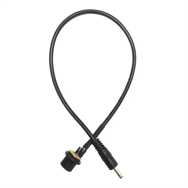 dc3.5*1.35 male to dc5.5*2.1 female with screw cable