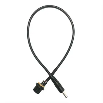 dc3.5*1.35 male to dc5.5*2.1 female with screw cable view 2
