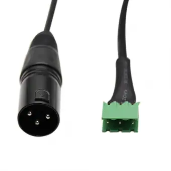 XLR3pin male to EX2EDG-5.08 3pin female cable