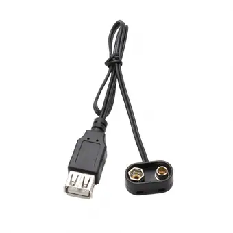 9V Battery Male Clip Converter Snap Connector to USB Female Use for Guitar Effect Pedal view 2