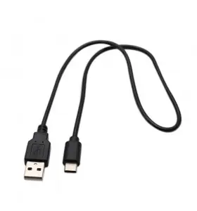 USB to Type-c charger cable PVC black cable