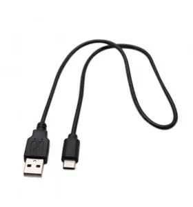 USB to Type-c charger cable PVC black cable