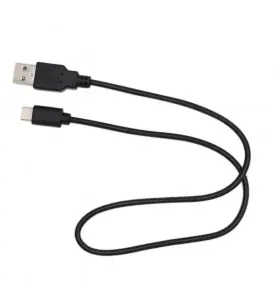 USB to Type-c charger cable PVC black cable
