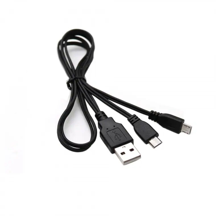 USB male to 2micro charge cable
