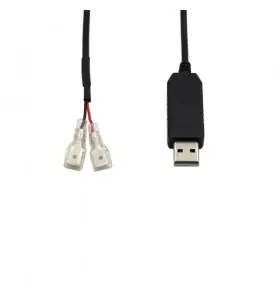 USB 5v to 12v 6.3mm terminal step up cable waterproof cable