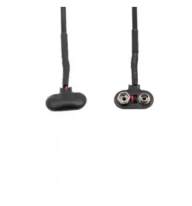 dc5.5*2.1mm female to 9v snap battery cable view 2