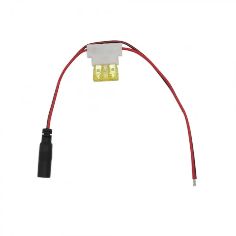 dc5.5*2.1 mm female to open wire with 3A fuse Monitoring equipment