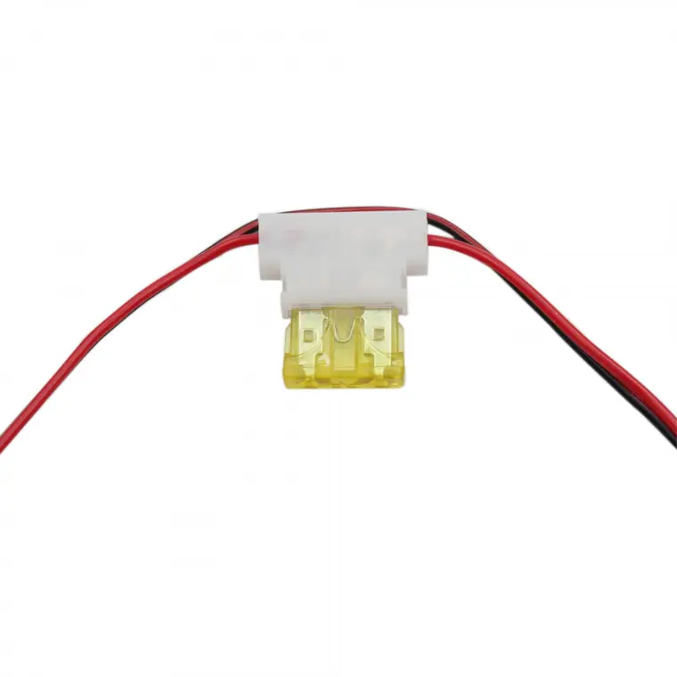 dc5.5*2.1 mm female to open wire with 3A fuse Monitoring equipment
