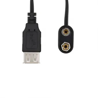 USB female to 9v battery snap hard shell cable battery snap hard view 2